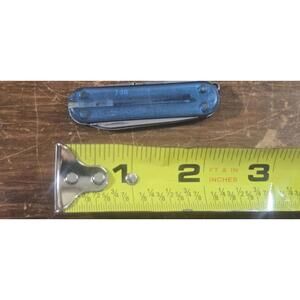 Victorinox 400 Signature Translucent Rosterei Sapphire Blue Swiss Army Knife